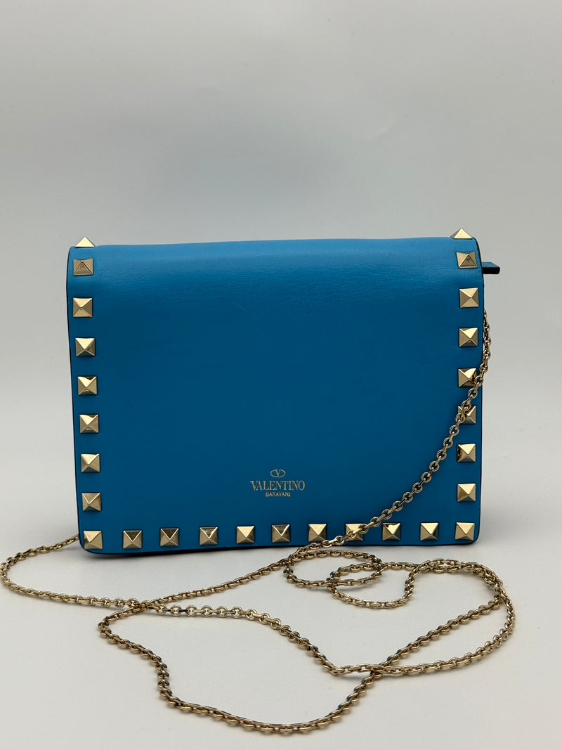 Valentino Rockstud Wallet On Chain