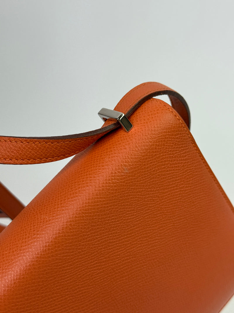Hermès Constance 18 In Orange Epsom Leather With PHW