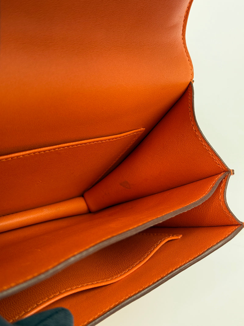 Hermès Constance 18 In Orange Epsom Leather With PHW
