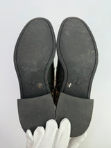 Gucci Logo Plaque Monogram Panelled Ankle Boots (Size 41/UK7)