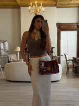 Miu Miu Pink Sequin Clutch