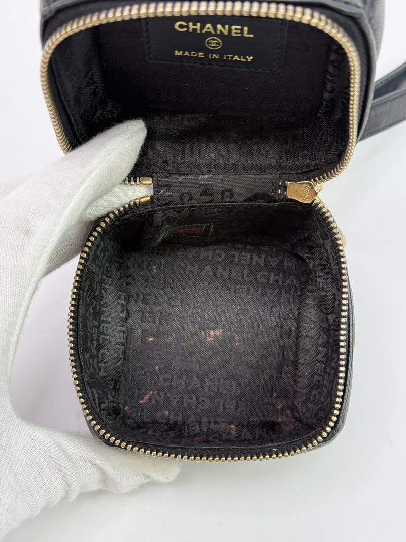 Chanel Micro Cube Wristlet Bag