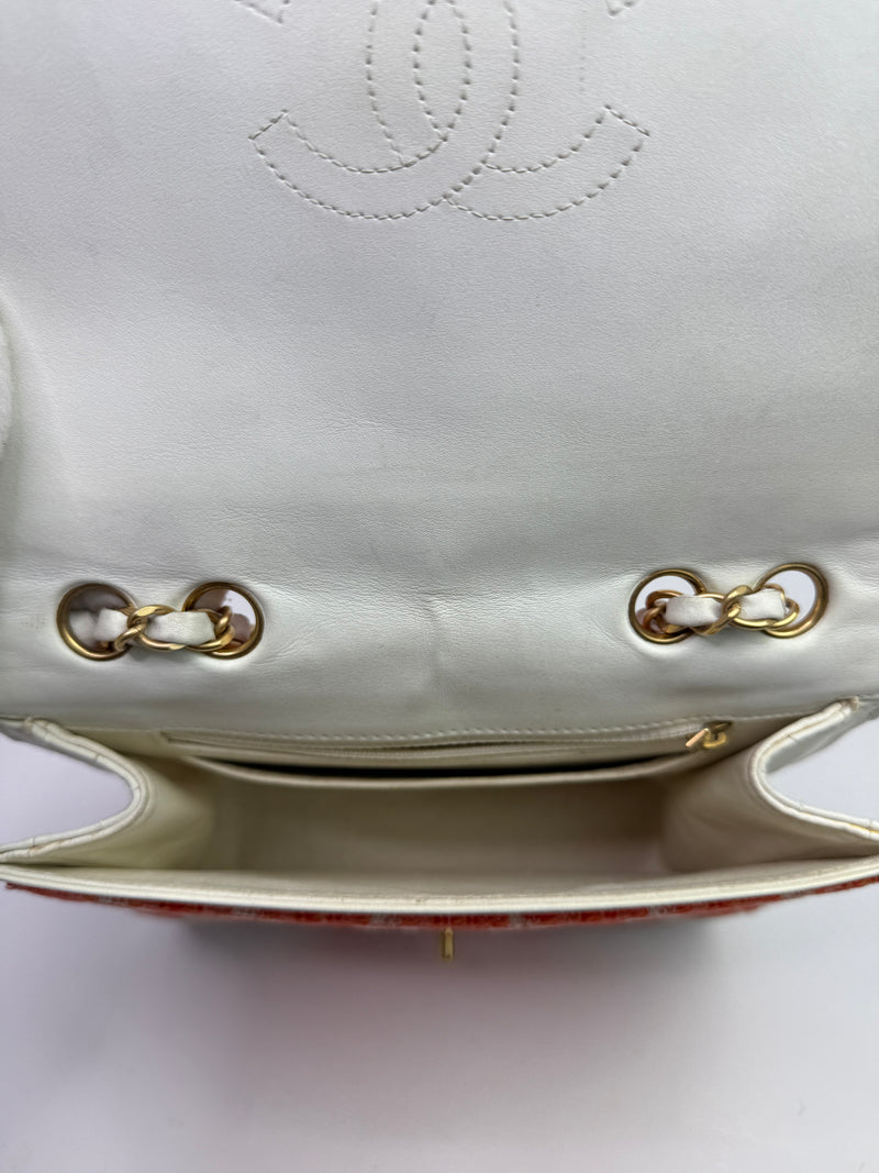 Chanel Tweed Single Flap Bag