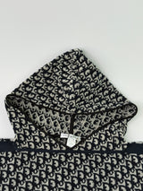 Christian Dior Navy Oblique Poncho