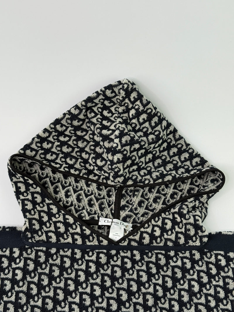 Christian Dior Navy Oblique Poncho