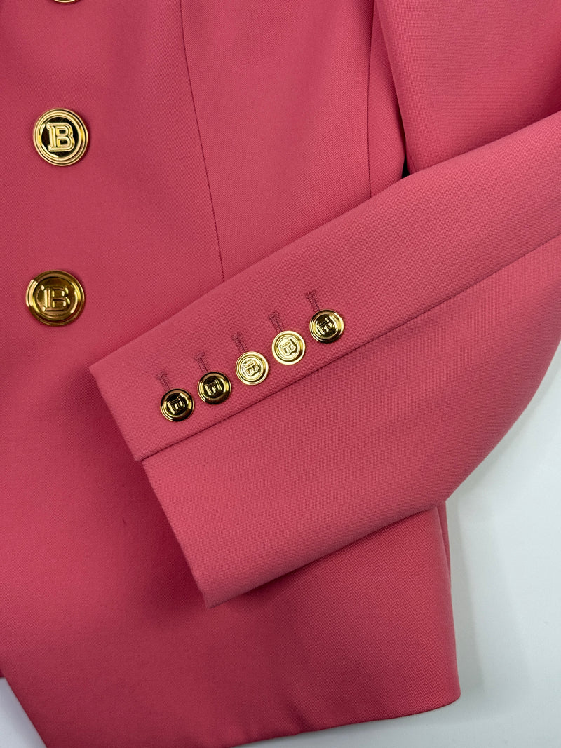 Balmain Pink Blazer (Size FR44/UK16)