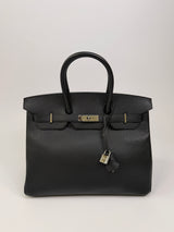 Hermès Birkin 35 Black Epsom Leather With PHW