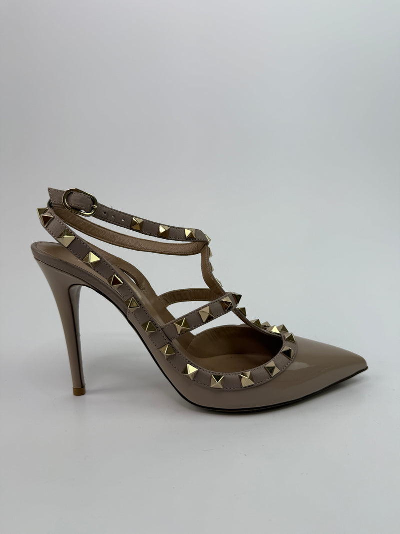 Valentino Garavani Rockstud Caged Pumps (Size 38.5/UK5.5)