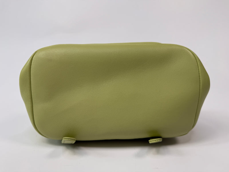 Chanel Duma Backpack In Green Calfskin Leather With PGHW