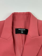 Balmain Pink Blazer (Size FR44/UK16)