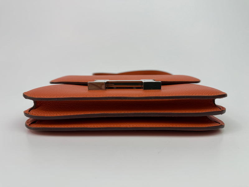 Hermès Constance 18 In Orange Epsom Leather With PHW