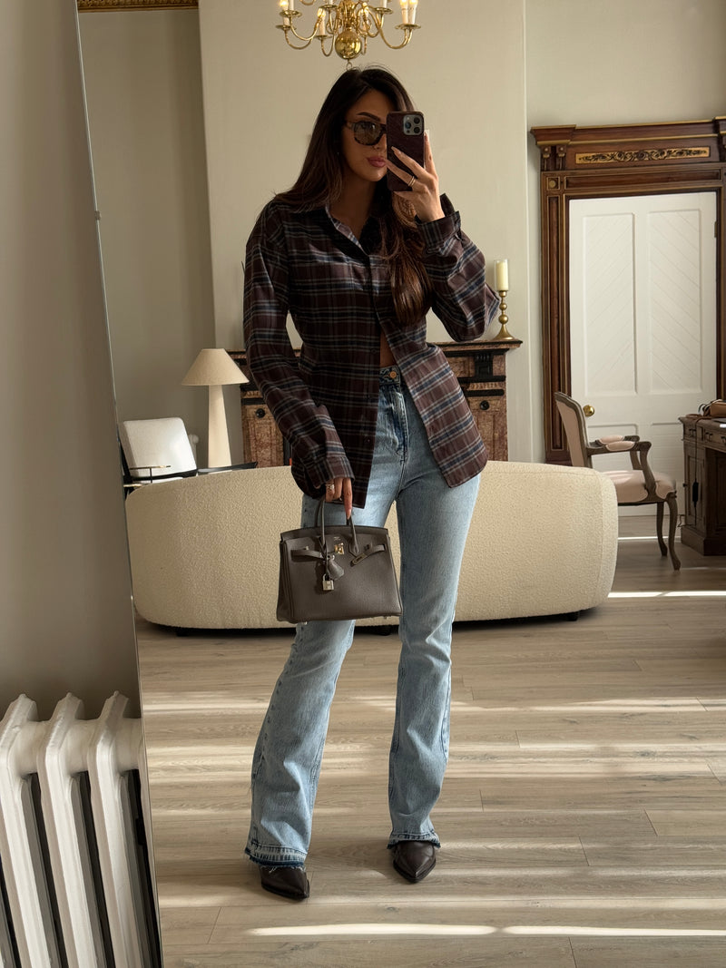 Hermès Birkin 25 Retourne Etoupe Togo Leather With GHW