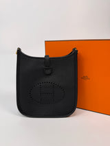 Hermès Evelyne TPM Black Clemence GHW