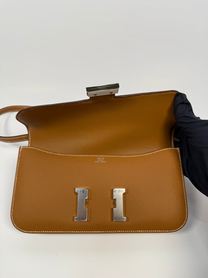 Hermès Constance Elan In Gold Epsom Leather With PHW