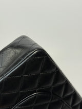 Chanel Medium Classic Double Flap Black Lambskin With GHW