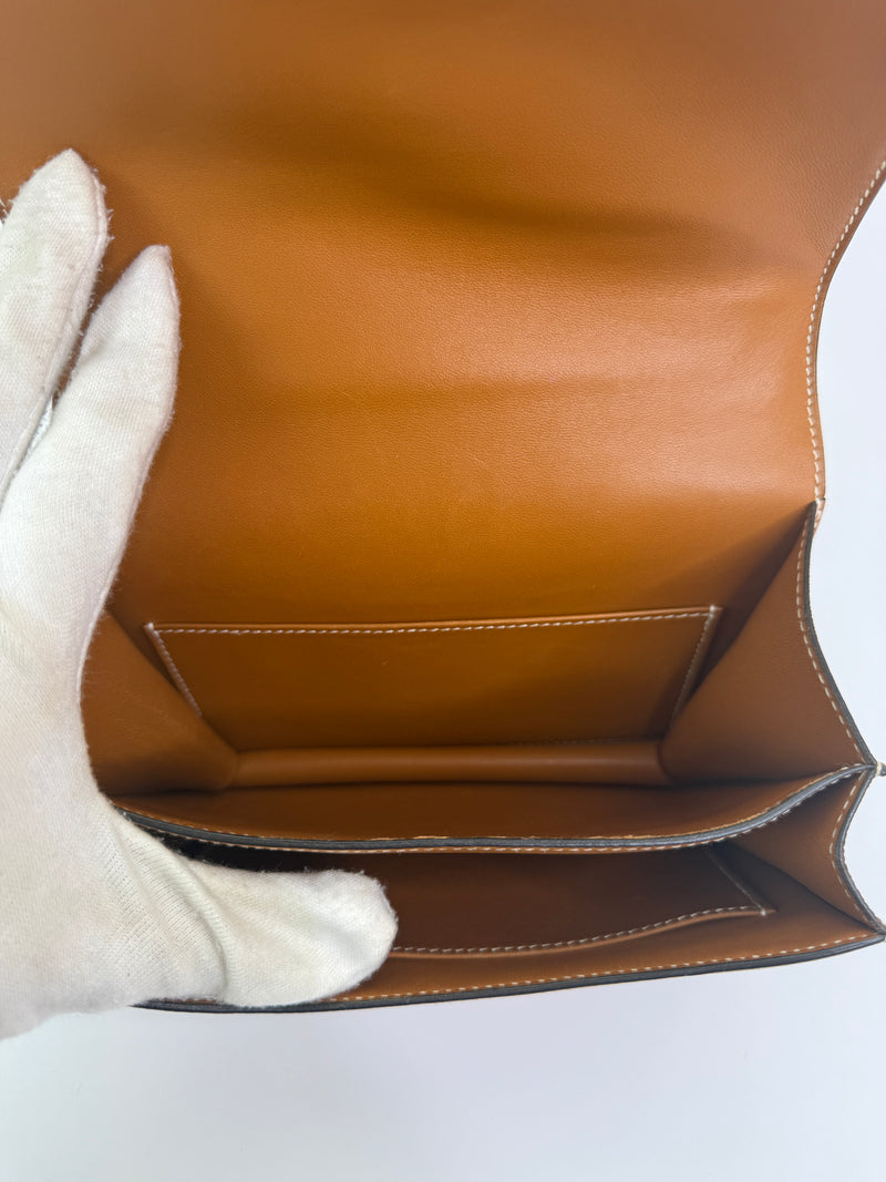 Hermès Constance 18 In Toffee Epsom Leather GHW