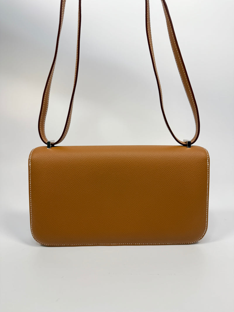 Hermès Constance Elan In Gold Epsom Leather With PHW