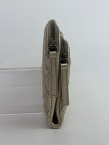 Chanel Clutch In Metallic Gold Calfskin Leather With RHW