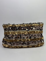 Chanel Sequin Striped Medium Reissue Flap