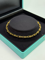 Tiffany & Co Medium Link Necklace In Yellow Gold