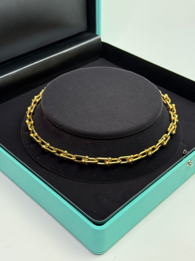 Tiffany & Co Medium Link Necklace In Yellow Gold