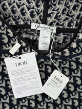 Christian Dior Navy Oblique Poncho