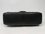 Chanel Classic Jumbo Single Flap In Black Caviar Leather With GHW