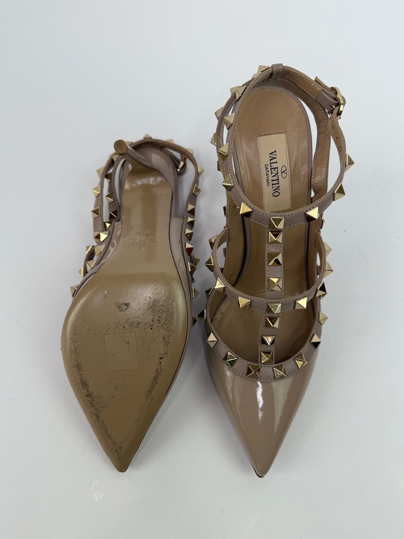 Valentino Garavani Rockstud Caged Pumps (Size 38.5/UK5.5)
