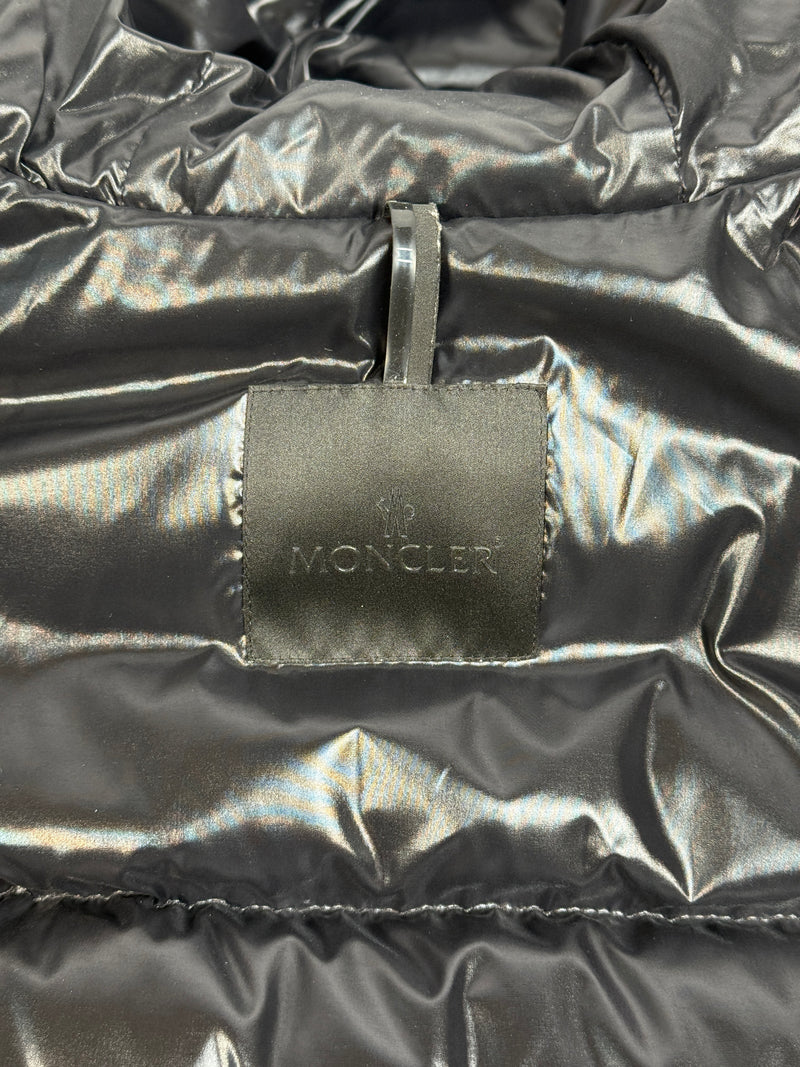 Moncler Herbe Hooded Quilted Shell Down Jacket  (TG2/UK10)