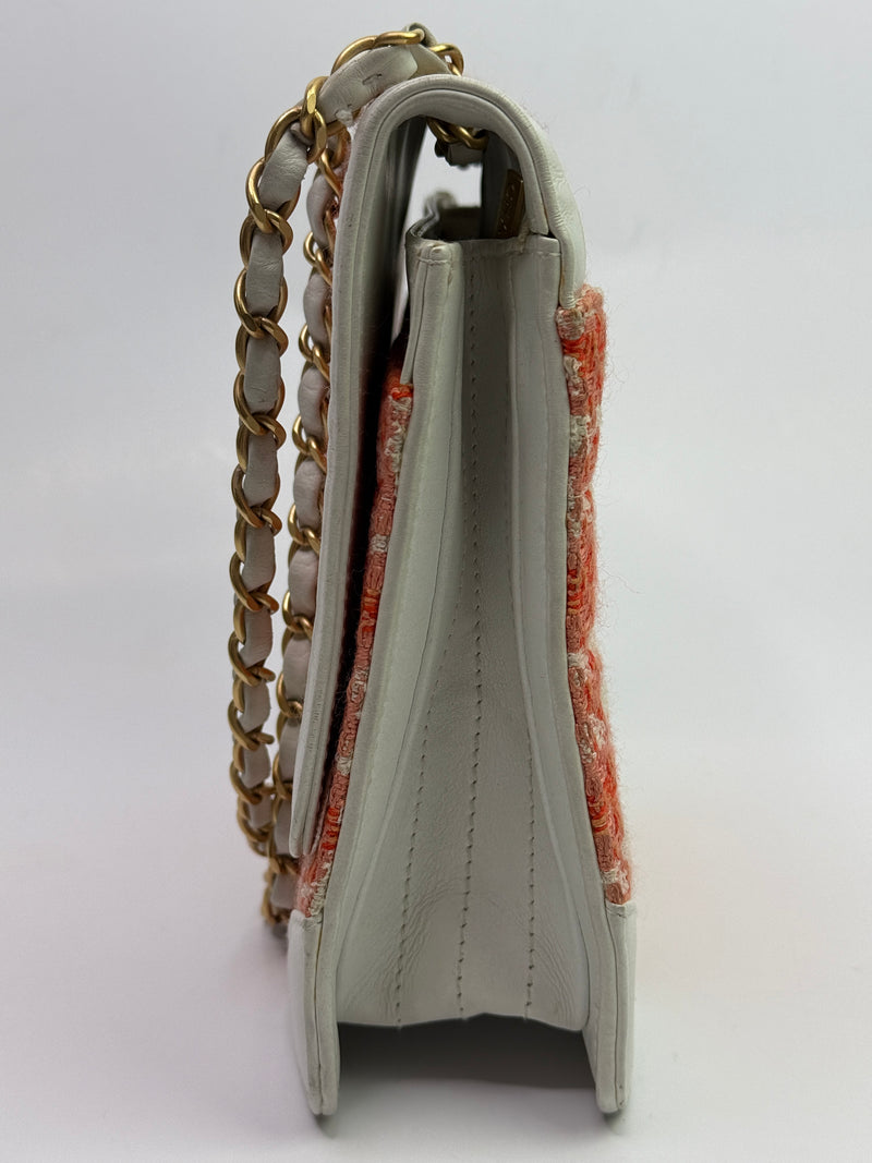 Chanel Tweed Single Flap Bag