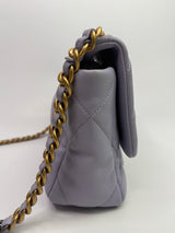 Chanel 19 Small In Lilac Lambskin Leather