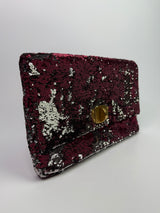 Miu Miu Pink Sequin Clutch