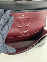 Chanel Medium Classic Double Flap Black Lambskin Leather With SHW