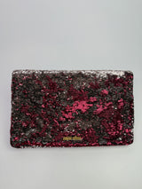 Miu Miu Pink Sequin Clutch