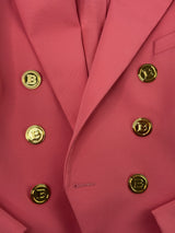 Balmain Pink Blazer (Size FR44/UK16)