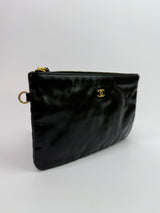 Chanel 22 Large In Black Calfskin Leather With GHW