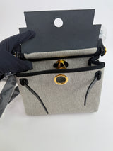 Hermès Herbag Zip 20 Ecru Beige Viking Canvas and Nior Vache GHW