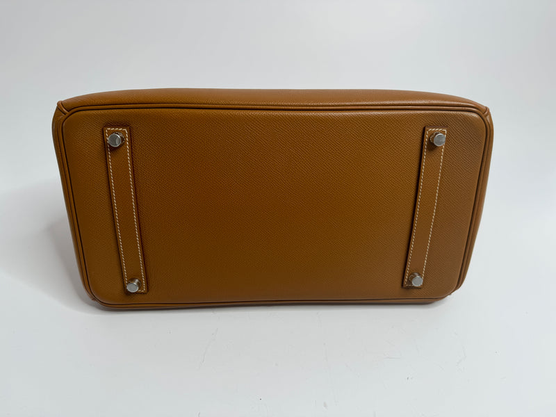 Hermès Birkin 35 In Gold Epsom Leather PHW