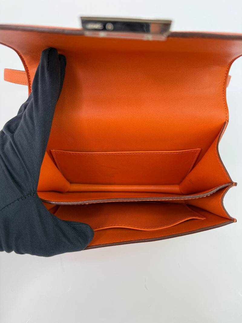 Hermès Constance 18 In Orange Epsom Leather With PHW