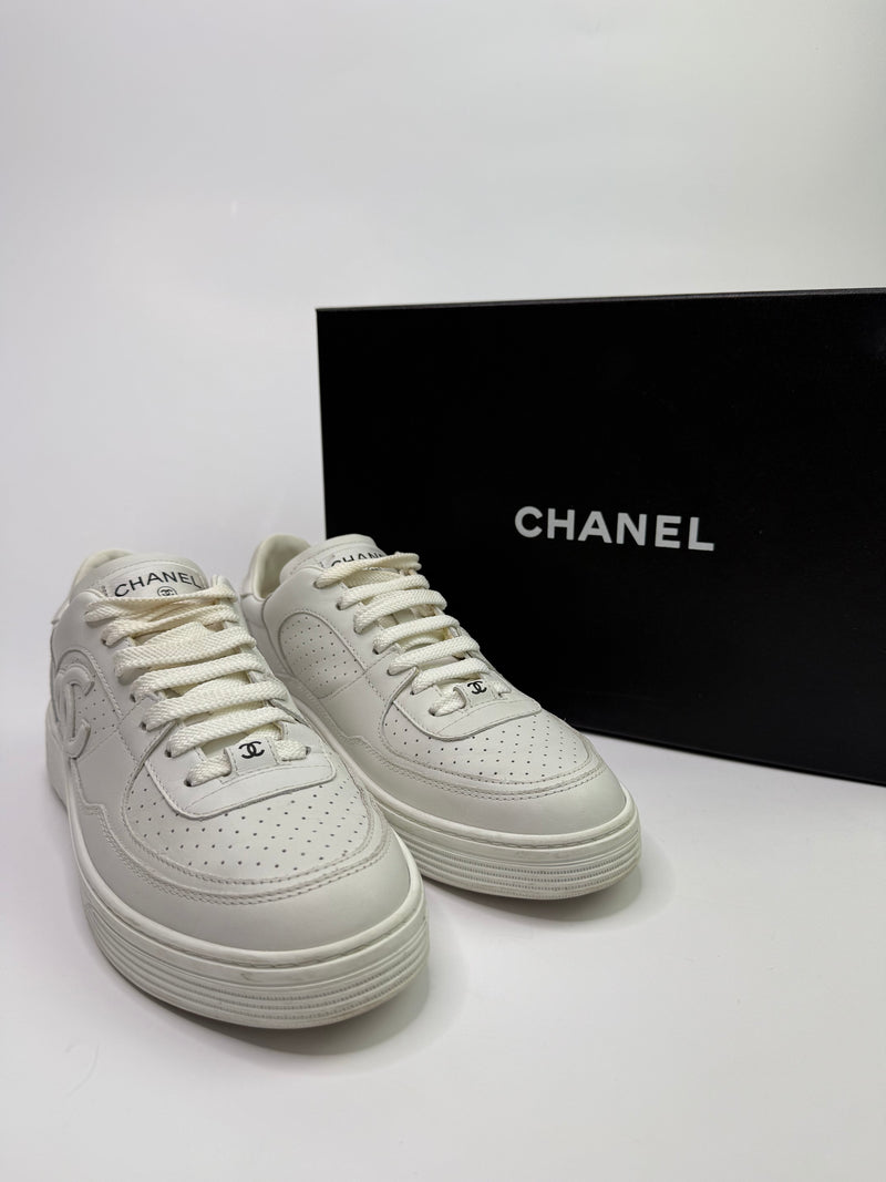 Chanel CC Logo Sneakers (Size 39.5/UK 6.5)