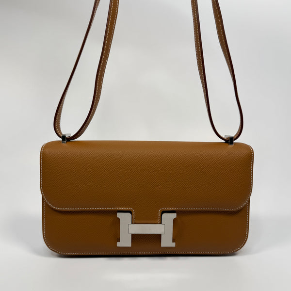 Hermès Constance Elan In Gold Epsom Leather With PHW