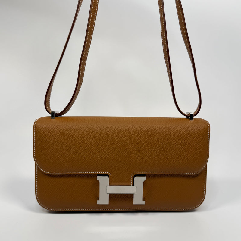 Hermès Constance Elan In Gold Epsom Leather With PHW