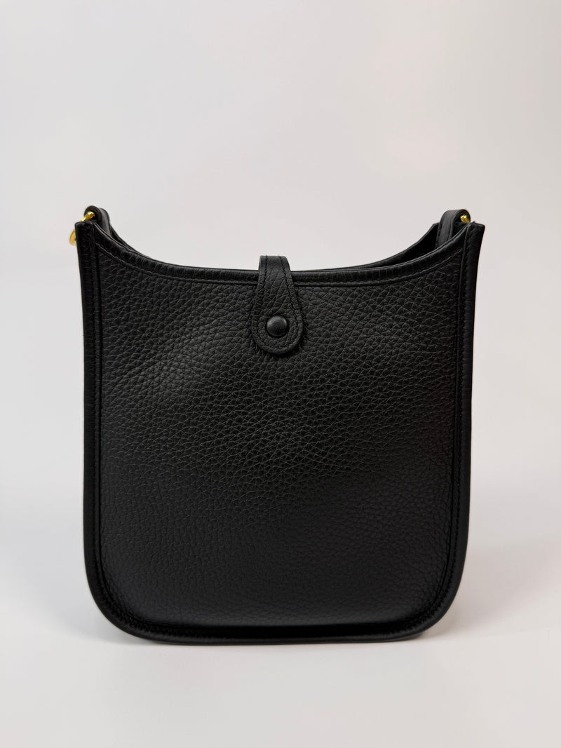 Hermès Evelyne TPM Black Clemence GHW