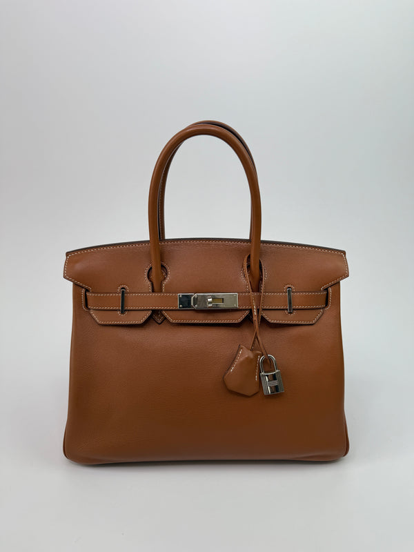 Hermès Birkin 30 In Gold Swift Leather With PHW