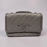 Chanel CC Filigree Wallet On Chain