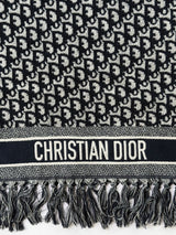 Christian Dior Navy Oblique Poncho