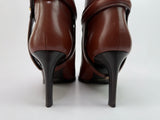 Celine Brown Triomphe Harness 80 Leather Boots (Size 41/UK8)