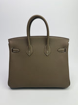 Hermès Birkin 25 Retourne Etoupe Togo Leather With GHW