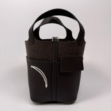 Hermès Picotin 18 Special Edition in Ebene Swift and Gris Wool Felt