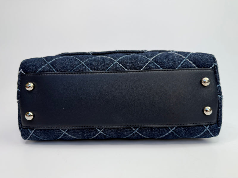 Chanel Small Coco In Denim Canvas With SHW